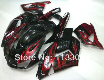 Red flame black Fairing kit FOR KAWASAKI NINJA ZX-14R ZZ-R1400 06-09 ZZR1400 ZX 14R 06 07 08 09 ZX 14R 2006 2007 2008 2009 body
Red flame black Fairing kit FOR KAWASAKI NINJA ZX-14R ZZ-R1400 06-09 ZZR1400 ZX 14R 06 07 08 09 ZX 14R 2006 2007 2008 2009 body