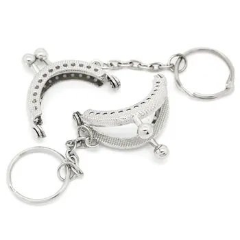 50Pcs Wholesale Silver Tone Coins Purse Bag Arc Arch Frame Kiss Clasps Fermoirs Handbag Handle Key Ring 4x3.5cm
50Pcs Wholesale Silver Tone Coins Purse Bag Arc Arch Frame Kiss Clasps Fermoirs Handbag Handle Key Ring 4x3.5cm