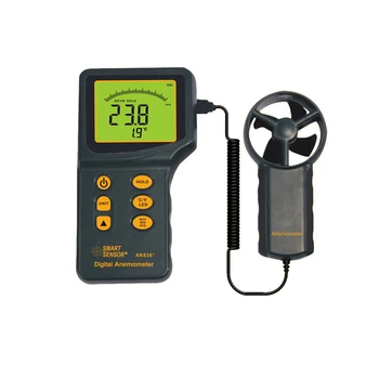 SMART SENSOR AR836+ Digital Thermo-Anemometer Air Flow Wind Speed Anemometer+Temperature Tester
SMART SENSOR AR836+ Digital Thermo-Anemometer Air Flow Wind Speed Anemometer+Temperature Tester