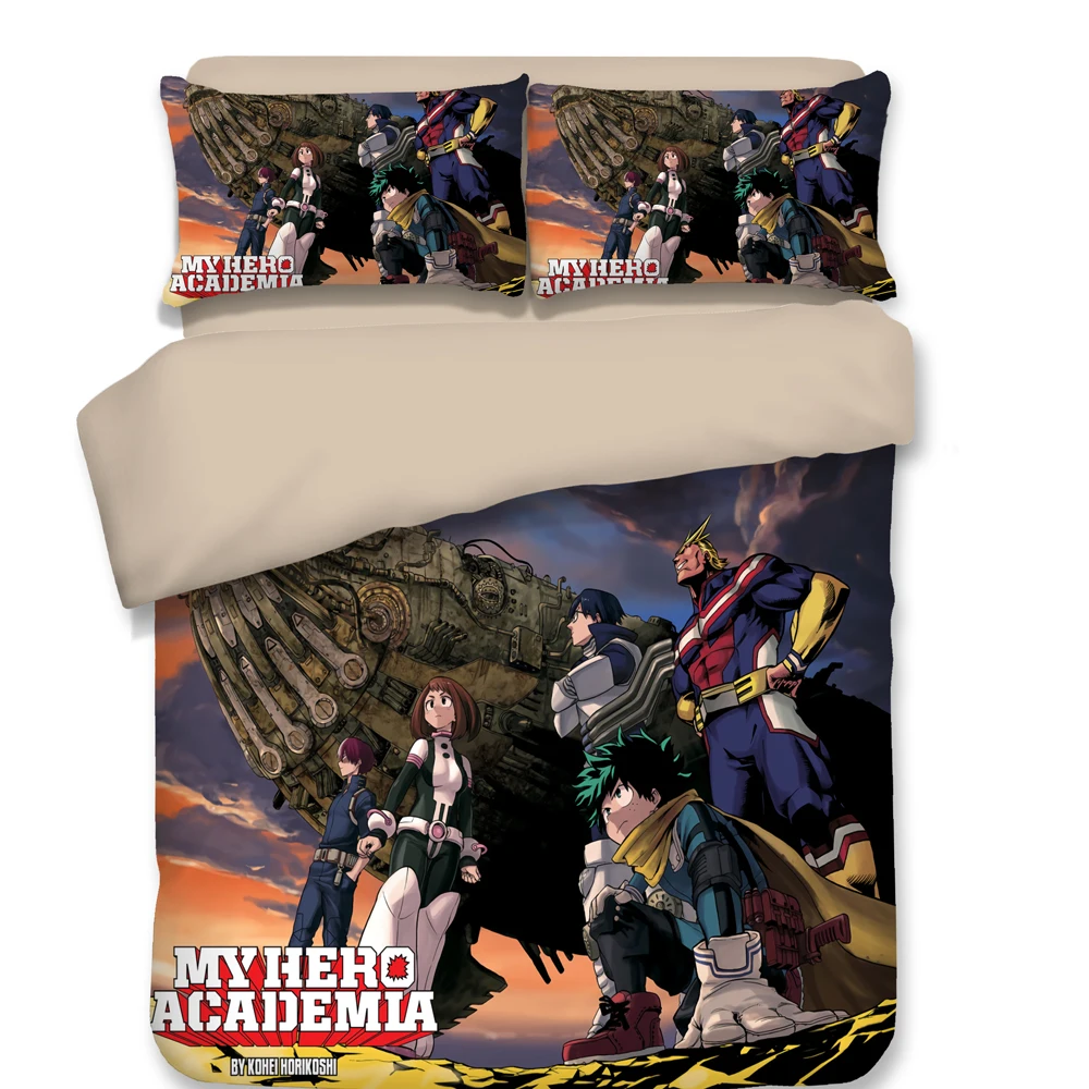 Anime Boku No Hero Academia Duvet Cover Set 3D Bedding Sets Luxury Manga Bed Set Include 1pc Duvet Cover and 2pc dakimakura case
Anime Boku No Hero Academia Duvet Cover Set 3D Bedding Sets Luxury Manga Bed Set Include 1pc Duvet Cover and 2pc dakimakura case