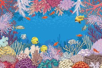 Fish Corals Rocks Customize Photo Studio Backdrop Background Vinyl Under The Sea Backdrops Little Mermaid Birthday Party
Fish Corals Rocks Customize Photo Studio Backdrop Background Vinyl Under The Sea Backdrops Little Mermaid Birthday Party