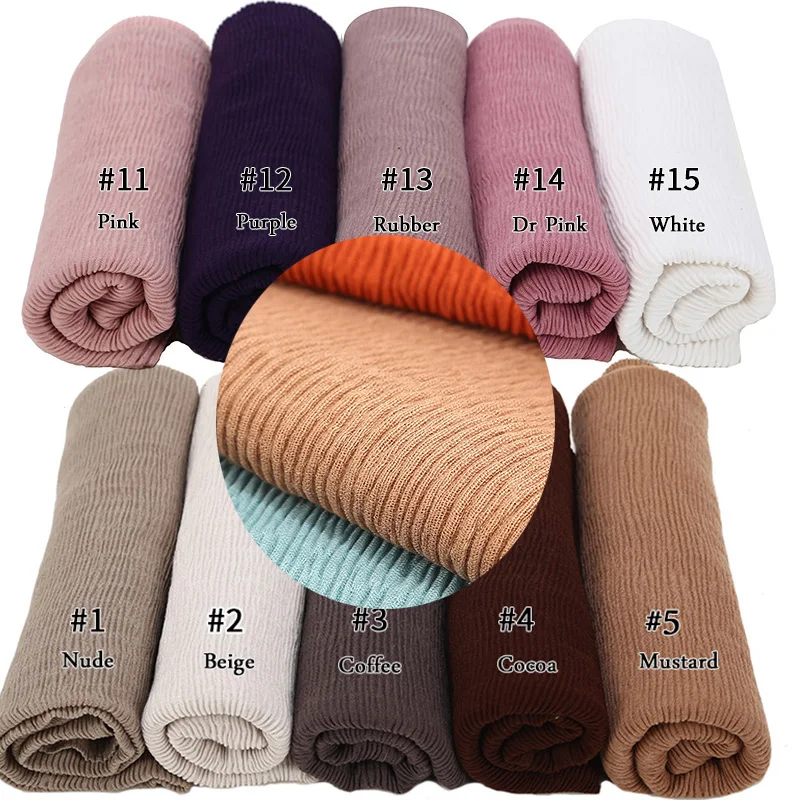 20pcs NEW fashion pleated hijab scarf plain crinkle shawl muslim hijabs women plain maxi scarves shawls islamic scarfs 20 color
20pcs NEW fashion pleated hijab scarf plain crinkle shawl muslim hijabs women plain maxi scarves shawls islamic scarfs 20 color