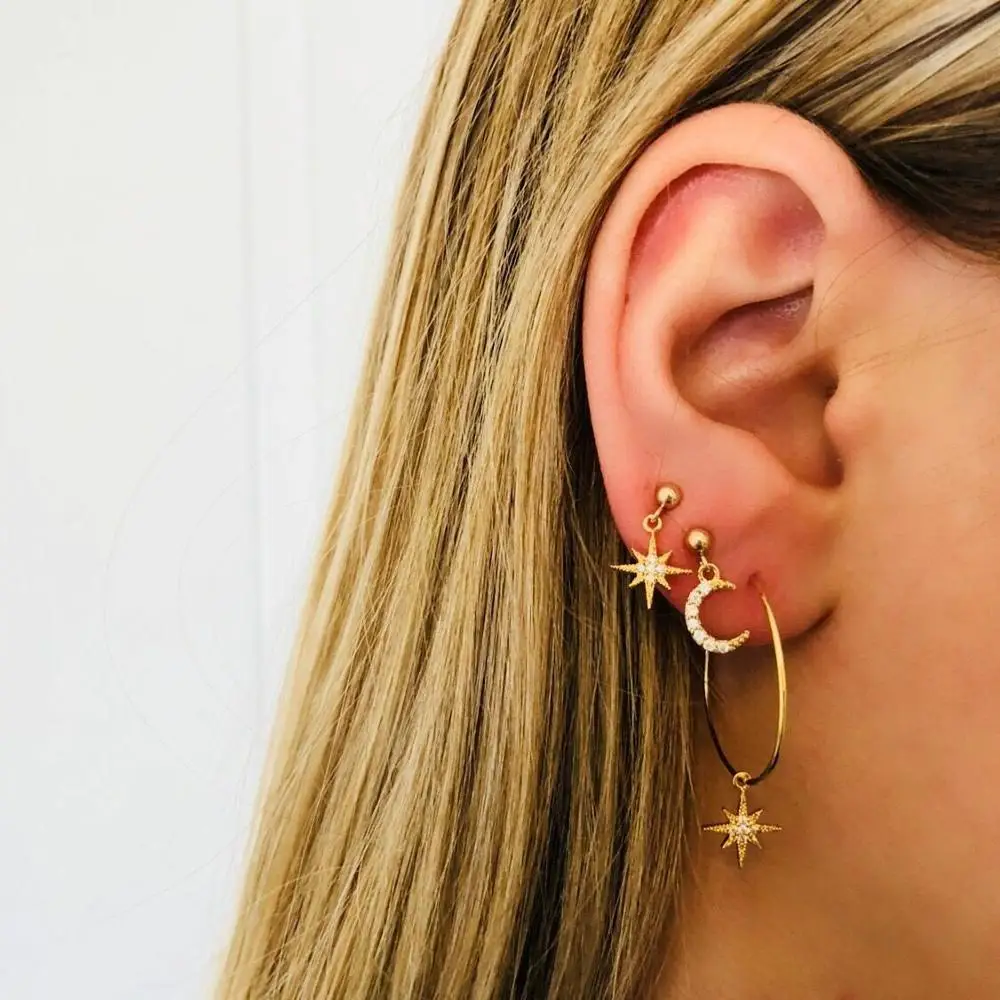 Boho 4 Style One Side Small Hoop Earrings Set Cute Small Loop Huggie Earrings For Women Creole Circle Pendientes Jewelry Aros
Boho 4 Style One Side Small Hoop Earrings Set Cute Small Loop Huggie Earrings For Women Creole Circle Pendientes Jewelry Aros