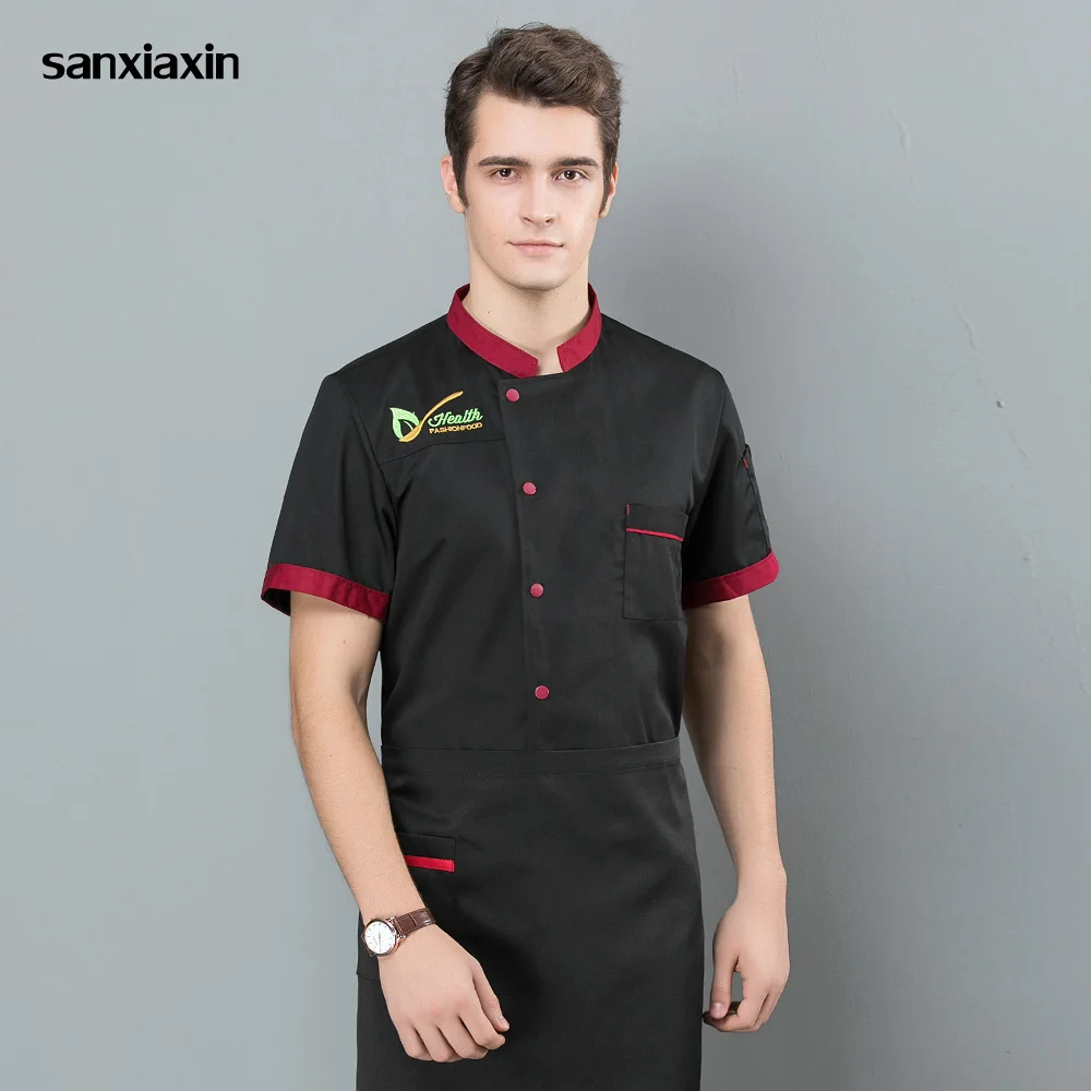 single breasted embroidery chef uniforms New M-3XL high quality Chef Jackets restaurant catering bakery cooker clothes 2019 new
single breasted embroidery chef uniforms New M-3XL high quality Chef Jackets restaurant catering bakery cooker clothes 2019 new