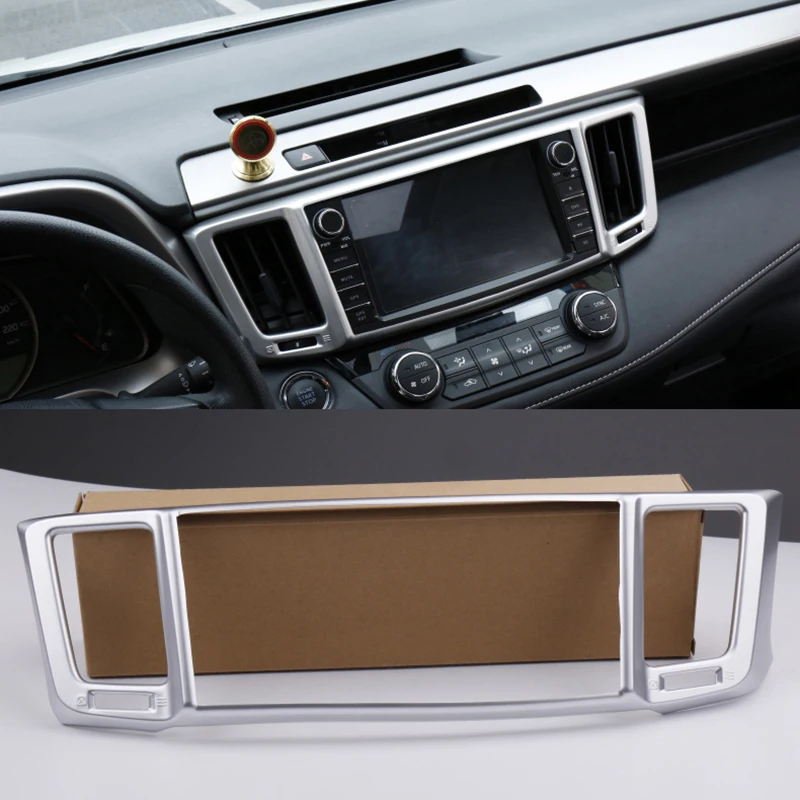 For Toyota RAV4 2016 2017 2018 ABS Chrome Air Conditioner Middle Central Outlet Vent Cover Trim Accessories Car Styling
For Toyota RAV4 2016 2017 2018 ABS Chrome Air Conditioner Middle Central Outlet Vent Cover Trim Accessories Car Styling