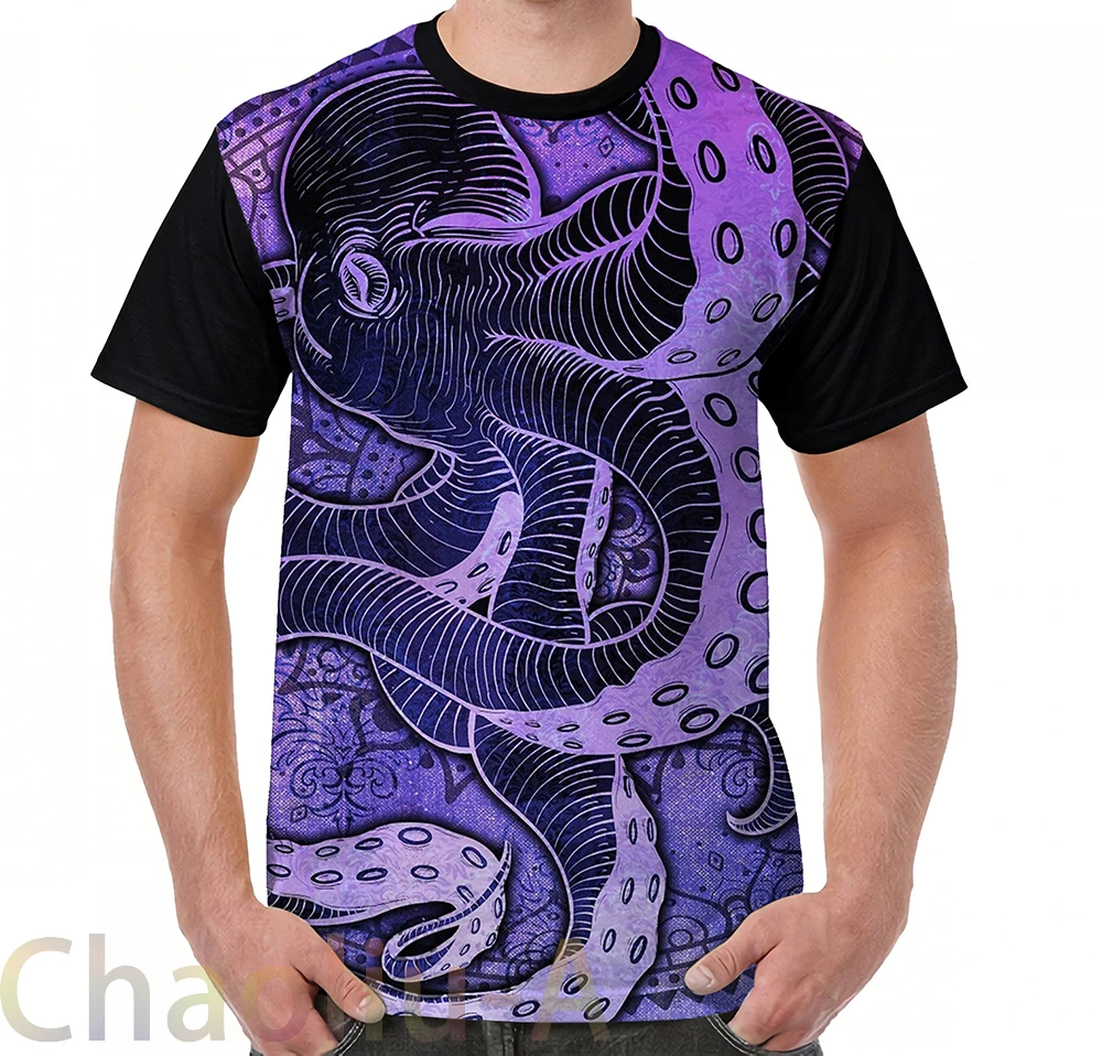 Octopus on Damask - Purple Edition T-Shirt men funny printed t shirt women tops tees Short Sleeve Casual tshirts
Octopus on Damask - Purple Edition T-Shirt men funny printed t shirt women tops tees Short Sleeve Casual tshirts