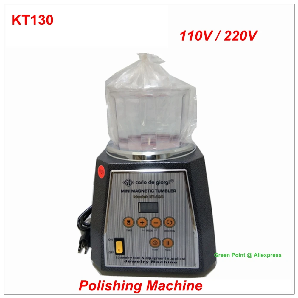 KT-130 Magnetic Tumbler Jewelry Polisher Finisher Finishing Machine, KT130 Magnetic Polishing Machine AC 110V/220V Available
KT-130 Magnetic Tumbler Jewelry Polisher Finisher Finishing Machine, KT130 Magnetic Polishing Machine AC 110V/220V Available