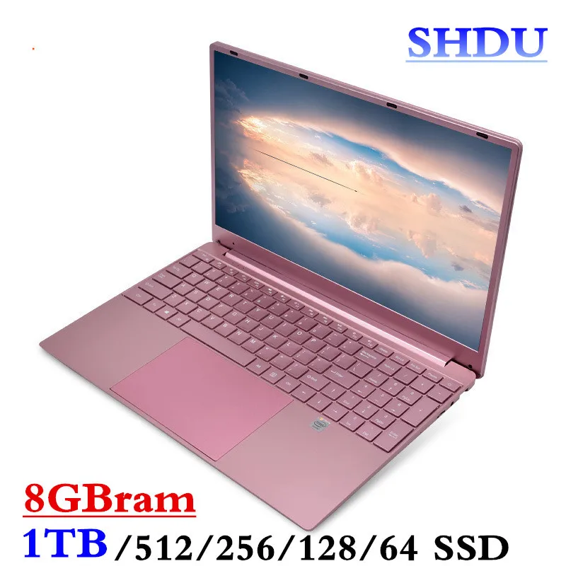

SHDU 15.6 inch Ultra-thin Laptop Screen 1920*1080 Display pixel 8GB+1TB/512/256/128/64 Hard Disk Gaming Notebook Windows10 OS