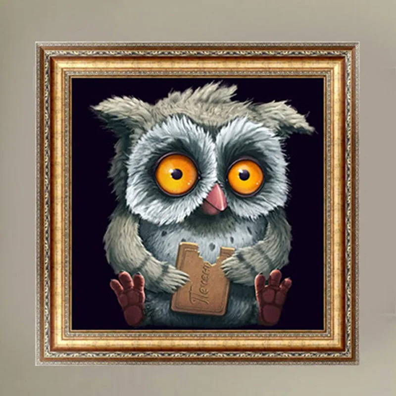1PC Owl DIY 5D Diamond Painting Animal Cross Stitch Decor Diamond Embroidery Broderie Diamant Painting Rhinestones
1PC Owl DIY 5D Diamond Painting Animal Cross Stitch Decor Diamond Embroidery Broderie Diamant Painting Rhinestones