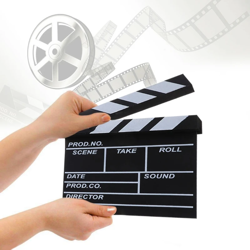 SIV Film Director's Clapper Board HOLLYWOOD Movie Scene Clapboard Photography Props
SIV Film Director's Clapper Board HOLLYWOOD Movie Scene Clapboard Photography Props