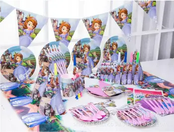 148pcs/lot Sofia Theme Package Kids Birthday Decoration Set Theme Party Supplies Baby Birthday Party Pack
148pcs/lot Sofia Theme Package Kids Birthday Decoration Set Theme Party Supplies Baby Birthday Party Pack
