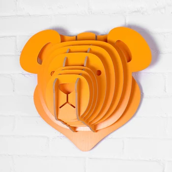 Morden Home Decor 9 Colors Teddy Bear Wood Wall Hanging Craft Wooden Animal Head Furniture For Home Orange White Black WDM006M
Morden Home Decor 9 Colors Teddy Bear Wood Wall Hanging Craft Wooden Animal Head Furniture For Home Orange White Black WDM006M