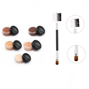 5 Color Face Concealer Double Eye Shadow Brush Eyebrows Makeup Reducing Wrinkles Dark Circles,Palette Concealer Contour Base.
5 Color Face Concealer Double Eye Shadow Brush Eyebrows Makeup Reducing Wrinkles Dark Circles,Palette Concealer Contour Base.