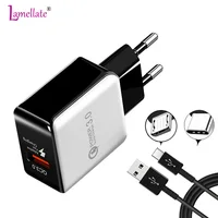 Lamellate Usb Charger Quick Charge 3.0 For iphone charger Travel Wall Charger Adapter For Samsung S8 Xiaomi Fast Charger image