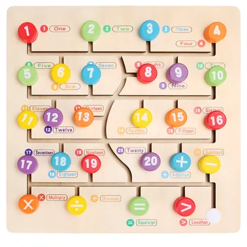 Wooden Number Alphabet Maze Toy Montessori Educational Early Learning for Children Match Maze Intelligence Wood Toy
Wooden Number Alphabet Maze Toy Montessori Educational Early Learning for Children Match Maze Intelligence Wood Toy