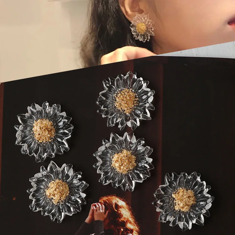 20 PCS 35mm Fashion Style Acrylic Resin Sunflower Connectors Charm DIY Earrings Accessories For Jewelry Making
20 PCS 35mm Fashion Style Acrylic Resin Sunflower Connectors Charm DIY Earrings Accessories For Jewelry Making