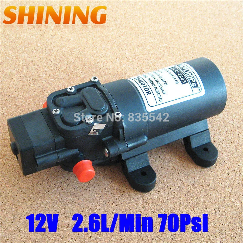Free Shipping Boat Car DC 12 V 70 PSI 0.7GPM Automatic Switch Self-Priming Diaphragm Pump Small Electric Water Sprayer Pump
Free Shipping Boat Car DC 12 V 70 PSI 0.7GPM Automatic Switch Self-Priming Diaphragm Pump Small Electric Water Sprayer Pump