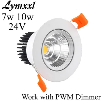 New Arrival COB Led Downlight Dimmable 7w 10w Led Down Light work with PWM Dimmer AC/DC24V Recessed Spot Light with driver UL CE 
New Arrival COB Led Downlight Dimmable 7w 10w Led Down Light work with PWM Dimmer AC/DC24V Recessed Spot Light with driver UL CE