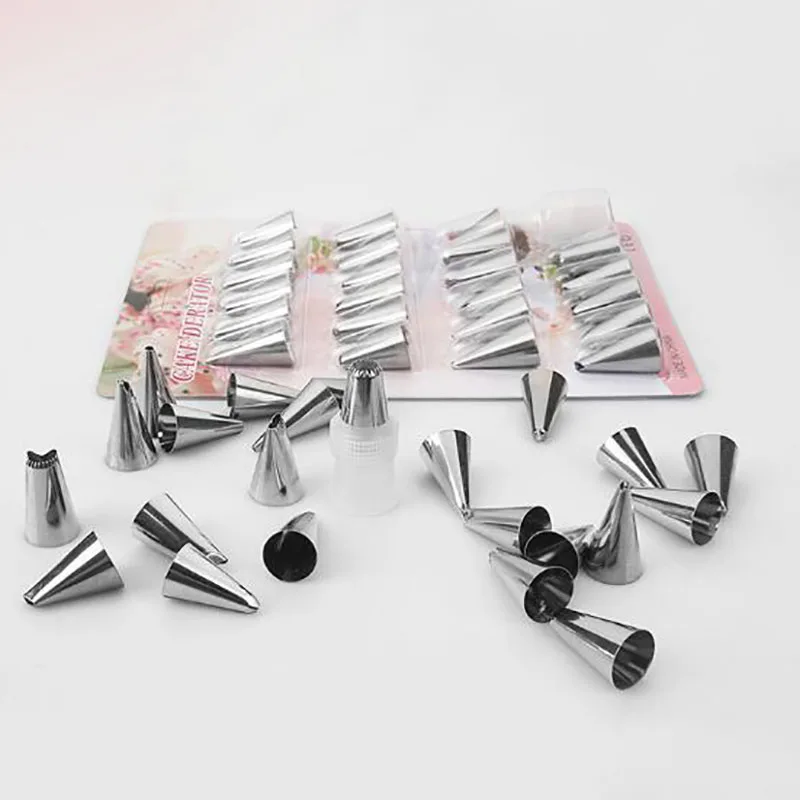 Stainless Steel Bakeware Sets Cake Nozzle Tools Kitchen Accessories Cookie Decorating Tips Baking Tool
Stainless Steel Bakeware Sets Cake Nozzle Tools Kitchen Accessories Cookie Decorating Tips Baking Tool