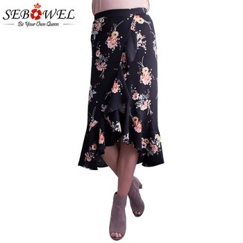 Sebowel Summer Ruffle Bohemian Skirt Floral Printed Asymmetrical Midi Skirts Womens Sexy Wrap Skirt Women Beach Bodycon Skirt
Sebowel Summer Ruffle Bohemian Skirt Floral Printed Asymmetrical Midi Skirts Womens Sexy Wrap Skirt Women Beach Bodycon Skirt