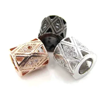 Free Shiping New 8mm Mosaic Zirconia European Big Hole Brass Spacers Beads Fit Charm Pandora Style Bracelet Necklace Making
Free Shiping New 8mm Mosaic Zirconia European Big Hole Brass Spacers Beads Fit Charm Pandora Style Bracelet Necklace Making