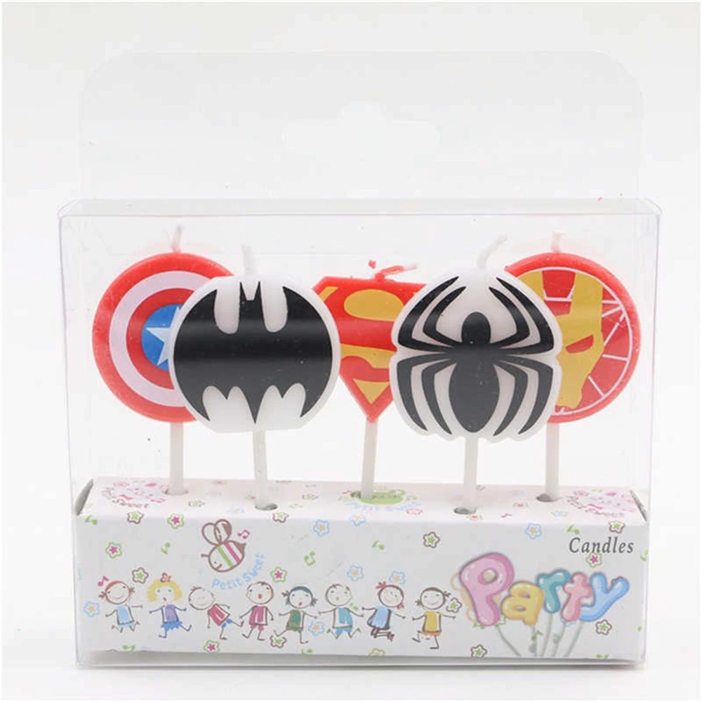 5pcs/set Super Hero Decoration Craft Candles Cupcake Candle Toppers Baby Shower Birthday Candles Party Decorations
5pcs/set Super Hero Decoration Craft Candles Cupcake Candle Toppers Baby Shower Birthday Candles Party Decorations