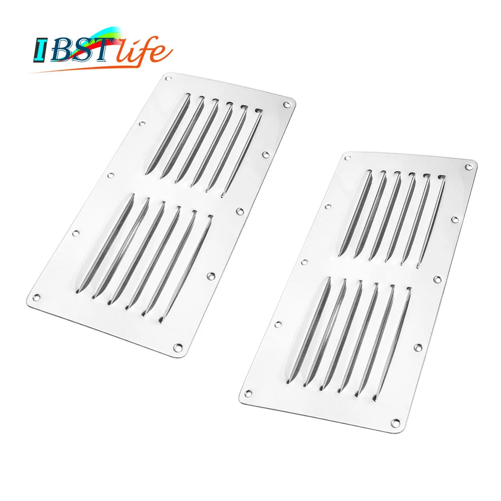 2PCS Marine Grade Stainless Steel 304 Boat Marine Square Air Vent Louver Vent Grille Ventilation Louvered Ventilator Grill Cover
2PCS Marine Grade Stainless Steel 304 Boat Marine Square Air Vent Louver Vent Grille Ventilation Louvered Ventilator Grill Cover