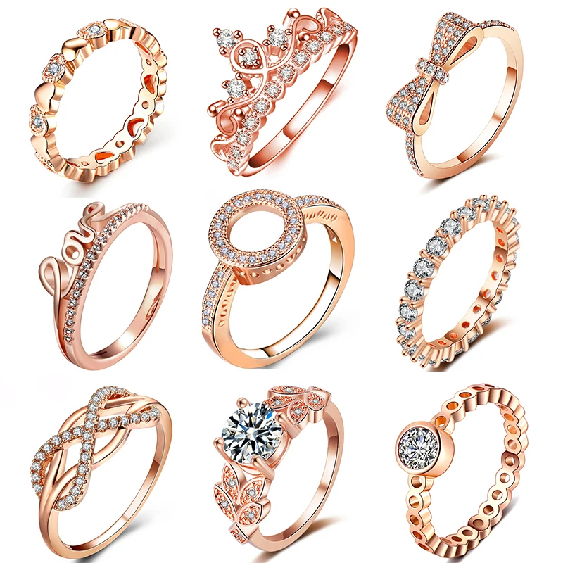 Gold/Silver Bow Knot Cubic Zirconia Finger Couple Ring Crown Wedding Brand Rings For Women Engagement Gift Bague Femme
Gold/Silver Bow Knot Cubic Zirconia Finger Couple Ring Crown Wedding Brand Rings For Women Engagement Gift Bague Femme