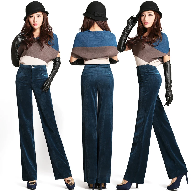 New Autumn and Winter Cotton Trousers High Waist Straight Trousers Loose Casual Velvet Pants Women's Corduroy Trousers
New Autumn and Winter Cotton Trousers High Waist Straight Trousers Loose Casual Velvet Pants Women's Corduroy Trousers