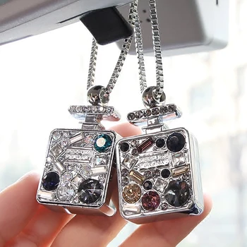 Car perfume car car car pendant with rearview mirror perfume bottle incense decoration diamond accessories car hang interior
Car perfume car car car pendant with rearview mirror perfume bottle incense decoration diamond accessories car hang interior
