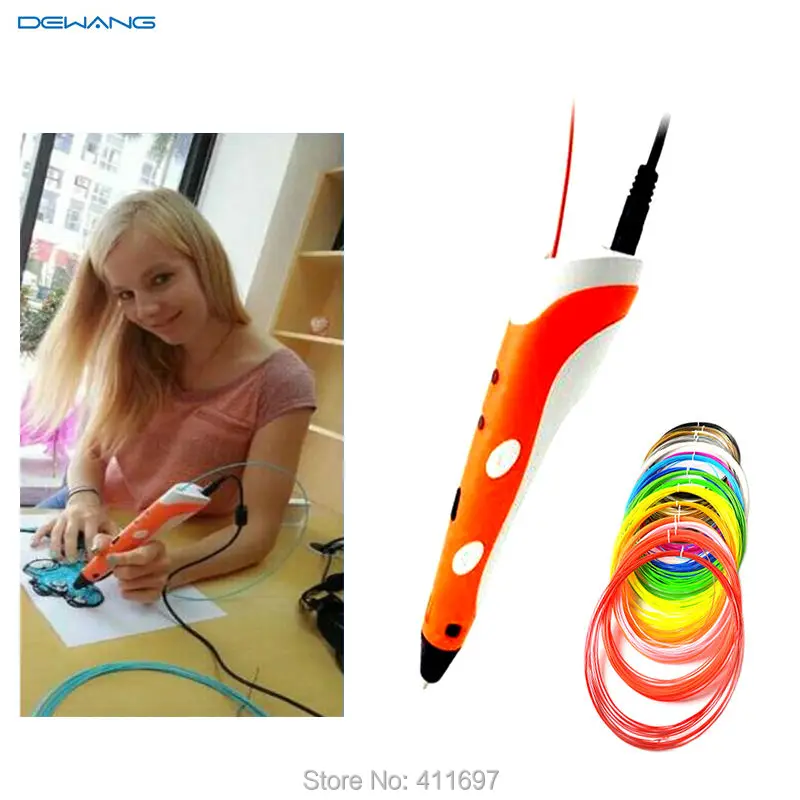 DEWANG 3D Printing Pen Printer Crafting Modeling Stereoscopic 20 Color 5M ABS Filament Arts Tool Printer Tool Free Shipping
DEWANG 3D Printing Pen Printer Crafting Modeling Stereoscopic 20 Color 5M ABS Filament Arts Tool Printer Tool Free Shipping