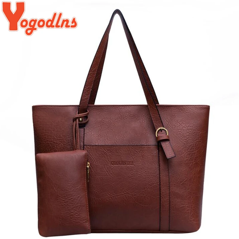 Yogodlns Simple 2pcs/set Composite Bags Handbags for Women PU Leather Lady Shoulder Bag with Small Clutch Bag New Arrival
Yogodlns Simple 2pcs/set Composite Bags Handbags for Women PU Leather Lady Shoulder Bag with Small Clutch Bag New Arrival
