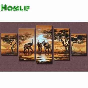 New diy 5pcs/set mosaic full diamond embroidery elephant animals 3d diamond painting cross stitch square drill multi-pictures 
New diy 5pcs/set mosaic full diamond embroidery elephant animals 3d diamond painting cross stitch square drill multi-pictures