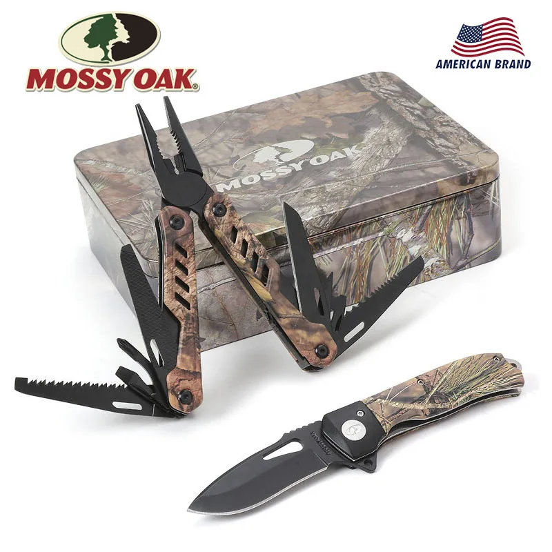 Mossy Oak Multi Tool set 2PC Folding Knife Plier Set Pocket Tool Kits Outdoor Camping Gear New 
Mossy Oak Multi Tool set 2PC Folding Knife Plier Set Pocket Tool Kits Outdoor Camping Gear New