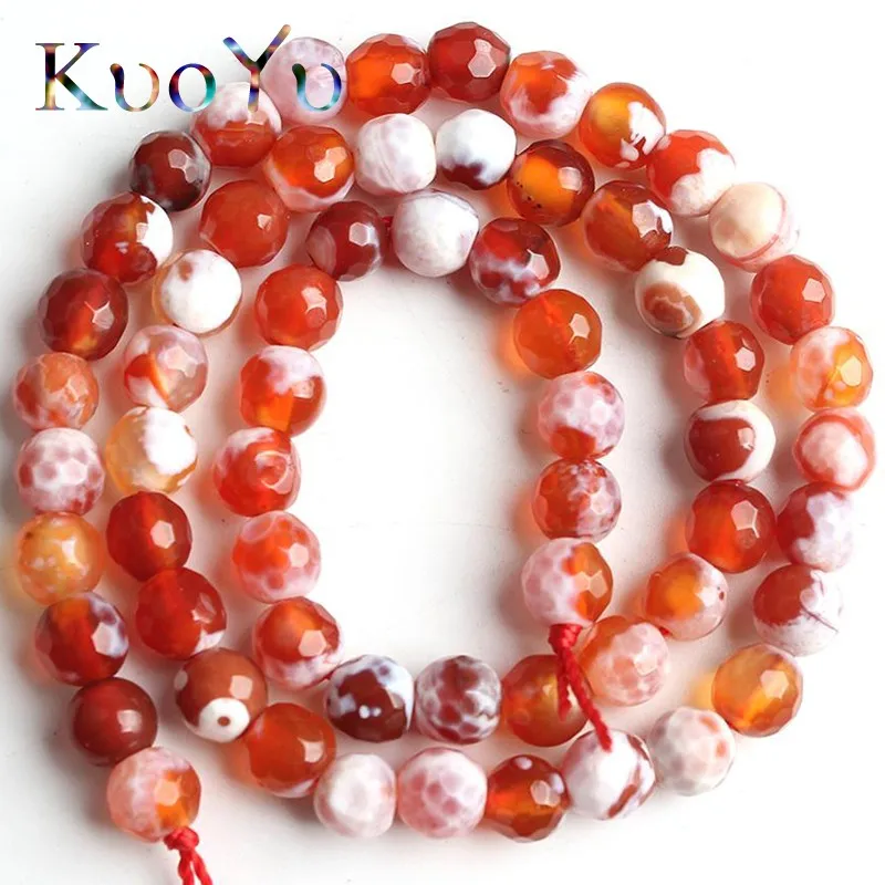 Natural Faceted Orange Fire Agates Stone Beads Round Loose Beads 15"inches 6/8/10/12 mm For Jewelry Making DIY Bracelet Necklace
Natural Faceted Orange Fire Agates Stone Beads Round Loose Beads 15"inches 6/8/10/12 mm For Jewelry Making DIY Bracelet Necklace