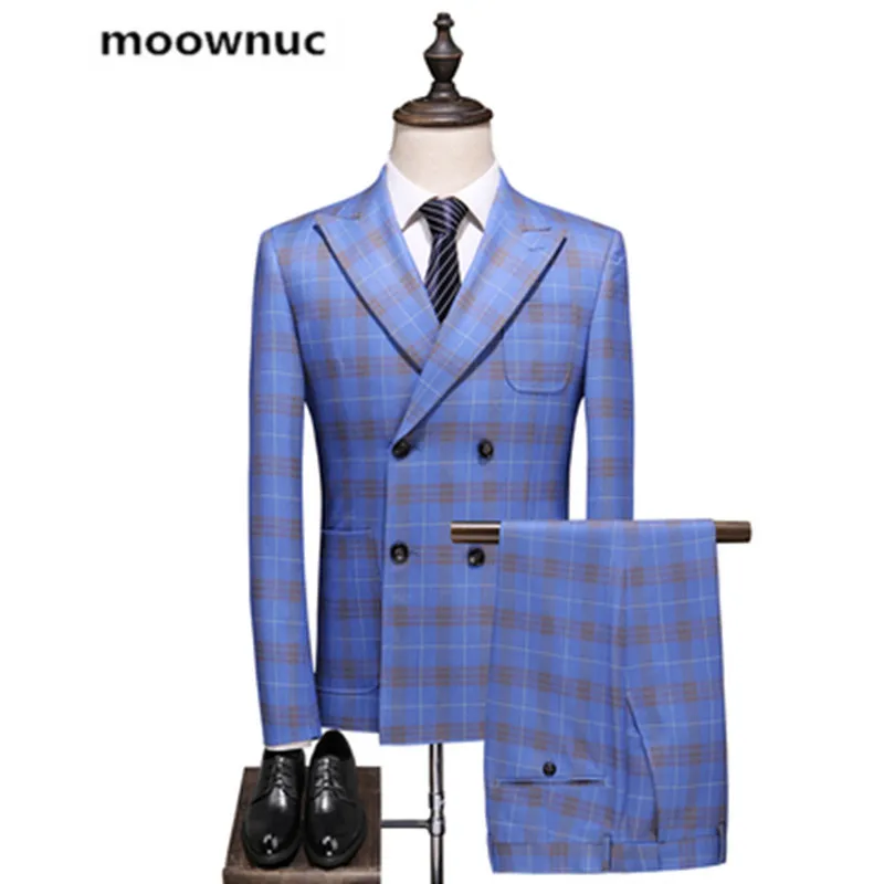 (Jacket+Vest+Pants) 2019 autumn Men's business wedding Suit men Full dress Men fashion latticed Suits Classic suits S--5XL
(Jacket+Vest+Pants) 2019 autumn Men's business wedding Suit men Full dress Men fashion latticed Suits Classic suits S--5XL