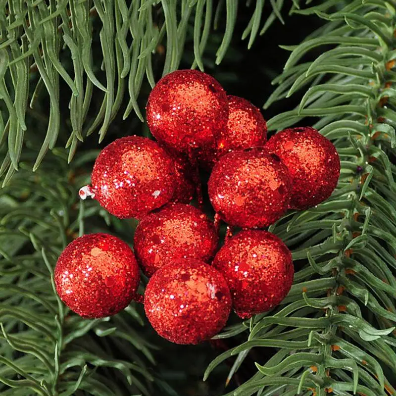 10Pcs/lot Hanging Christmas Tree Fruit Baubles Ball Ornament Decoration Event Party Supplies Red Sliver Gold
10Pcs/lot Hanging Christmas Tree Fruit Baubles Ball Ornament Decoration Event Party Supplies Red Sliver Gold