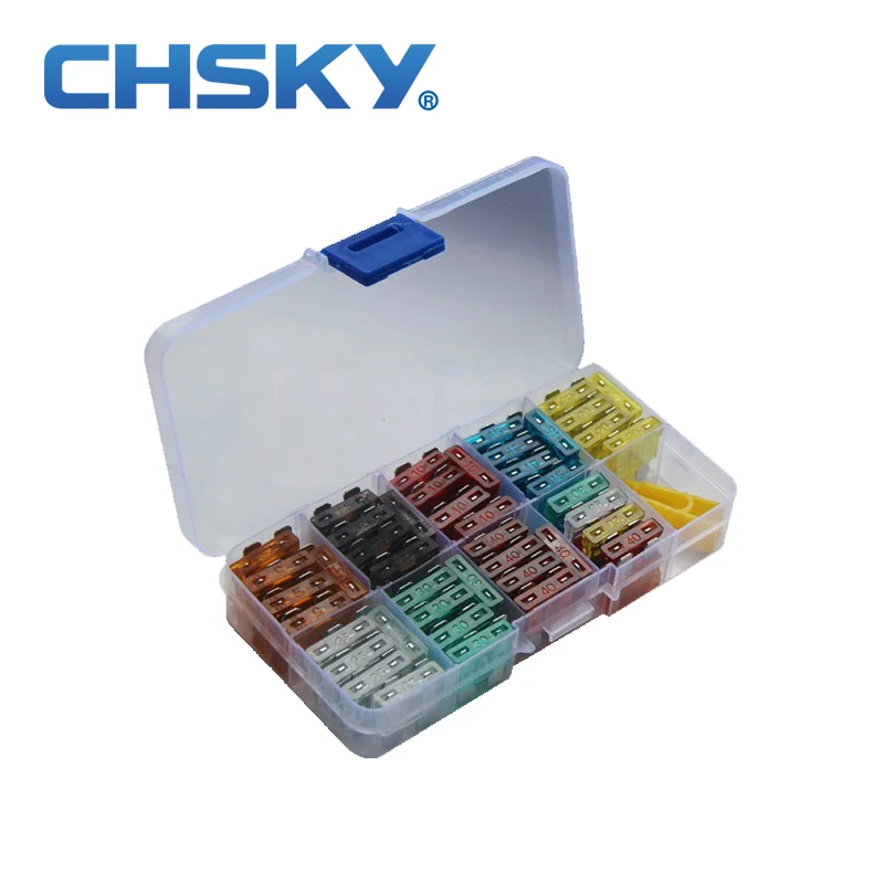 CHSKY 80PCS ATC car fuse 5A 7.5A 10A 15A 20A 25A 30A 40A fuses car boat truck motorcycle blade fuse
CHSKY 80PCS ATC car fuse 5A 7.5A 10A 15A 20A 25A 30A 40A fuses car boat truck motorcycle blade fuse