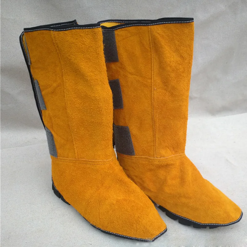 Welding Leather Shoes Cover Flame Resistant Anti-Heat Wear Resistant Workplace Welder's Foots Protective Cover for Welding
Welding Leather Shoes Cover Flame Resistant Anti-Heat Wear Resistant Workplace Welder's Foots Protective Cover for Welding