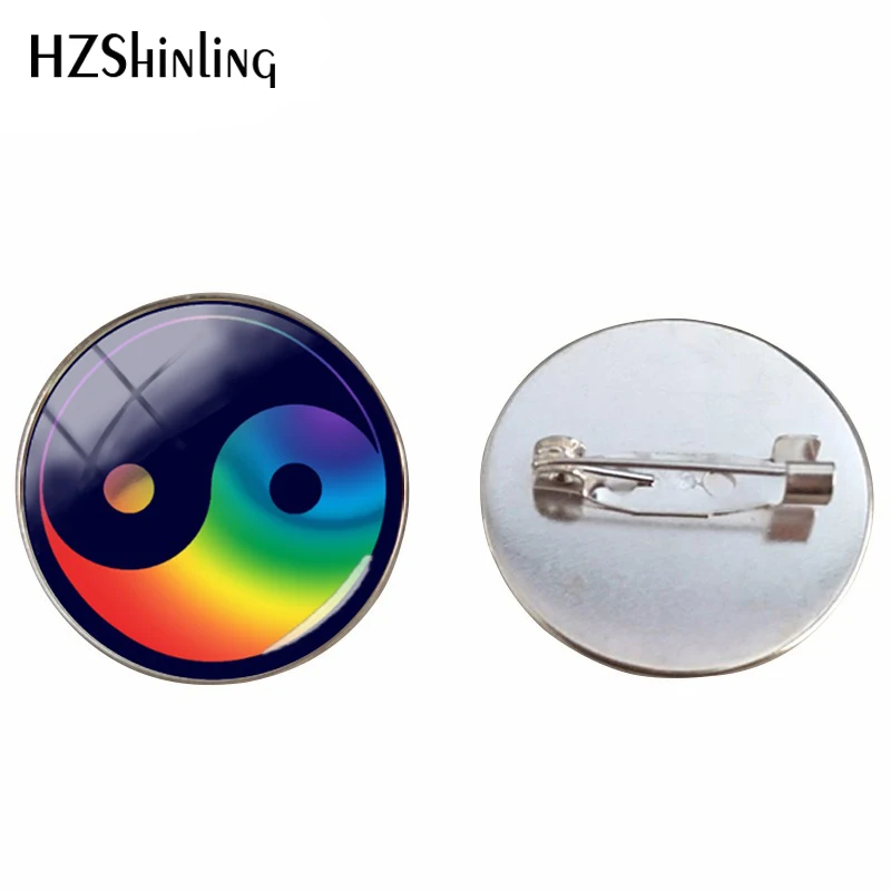 New Arrival Yin Yang Coloful Round Patterns Glass Dome Brooch Pins Silver Color Brooches Gift for Girls Women Men Accessories 
New Arrival Yin Yang Coloful Round Patterns Glass Dome Brooch Pins Silver Color Brooches Gift for Girls Women Men Accessories