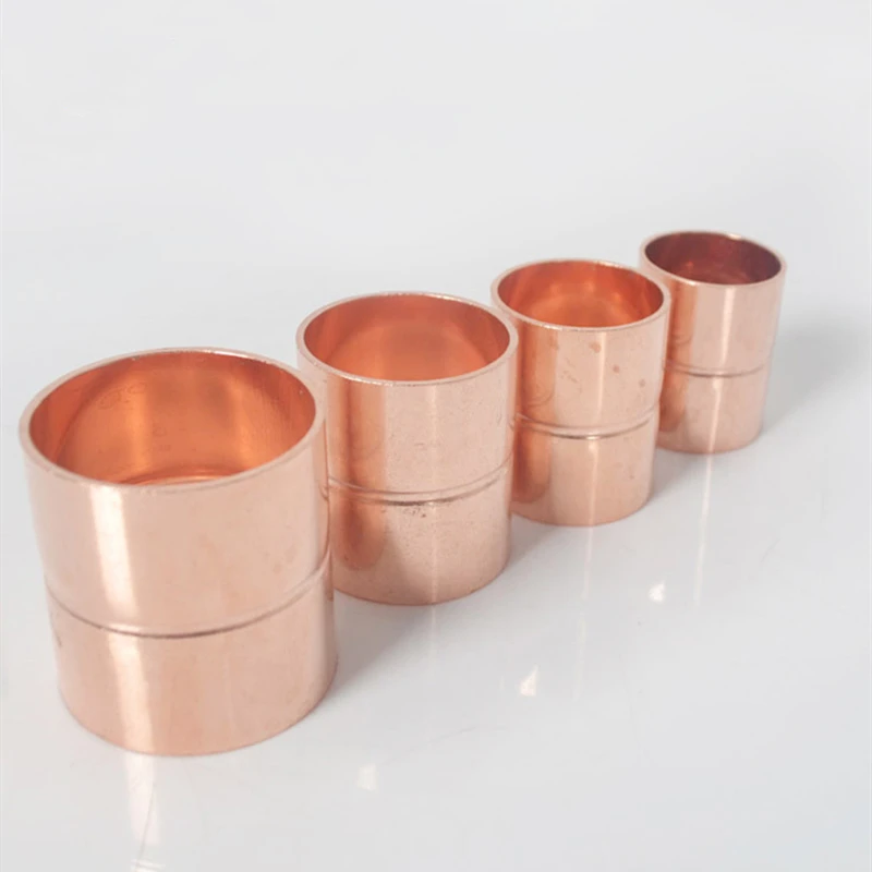 6mm-35mm 99.9% Red Copper Connectors Straight Coupling For Air Condition Copper Piping System
6mm-35mm 99.9% Red Copper Connectors Straight Coupling For Air Condition Copper Piping System