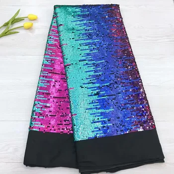 Full Width A Piece Of Embroidery Paillette Gradual Change Color Clothing Accessories Nation Wind Colour Full Dress Materials 
Full Width A Piece Of Embroidery Paillette Gradual Change Color Clothing Accessories Nation Wind Colour Full Dress Materials