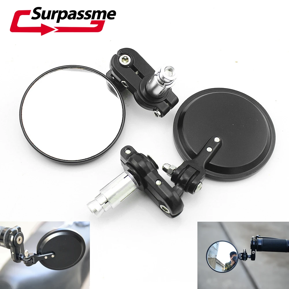 2Pcs CNC 7/8 Motorcycle Rearview Mirror Black 22mm Bar End Mirror For Vespa Honda dio vfr 800 cb1000r Motorcycle Accessories
2Pcs CNC 7/8 Motorcycle Rearview Mirror Black 22mm Bar End Mirror For Vespa Honda dio vfr 800 cb1000r Motorcycle Accessories
