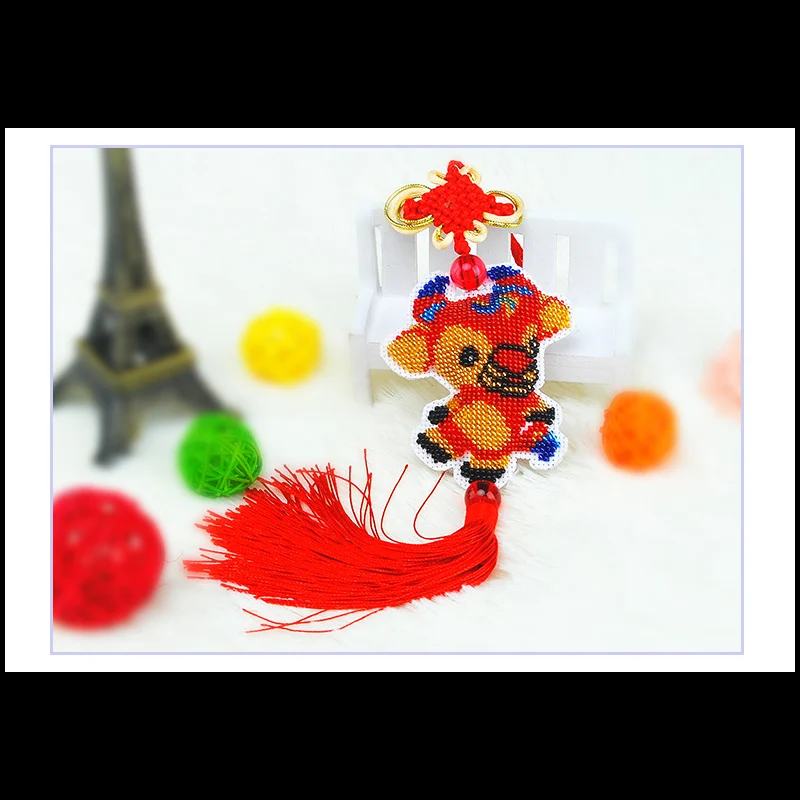 Bead cross stitch kit 14CTanimal printed stamped plastic canvas DIY handmade craft needlework Keychain Chinese style Car Pendant
Bead cross stitch kit 14CTanimal printed stamped plastic canvas DIY handmade craft needlework Keychain Chinese style Car Pendant