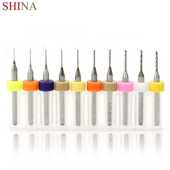SHINA 10Pcs PCB Drill Bits 0.3-1.2mm Tungsten Carbide Micro Mini Drill CNC Woodworking Tools Drilling Glass Cutters For CNC
SHINA 10Pcs PCB Drill Bits 0.3-1.2mm Tungsten Carbide Micro Mini Drill CNC Woodworking Tools Drilling Glass Cutters For CNC
