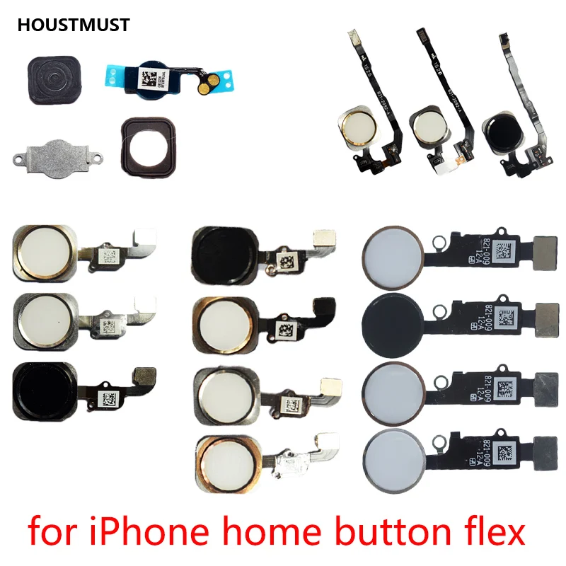 HOUSTMUST 1pcs Home Button with Flex Cable for iPhone 5 5C 5S 6 6Plus 6s plus 7 7Plus Home button Flex Assembly
HOUSTMUST 1pcs Home Button with Flex Cable for iPhone 5 5C 5S 6 6Plus 6s plus 7 7Plus Home button Flex Assembly