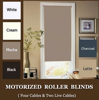 New Motorized Blackout super wide Roller blinds Work with Fibaro or Z-wave smart home system via wireless transmitter
New Motorized Blackout super wide Roller blinds Work with Fibaro or Z-wave smart home system via wireless transmitter