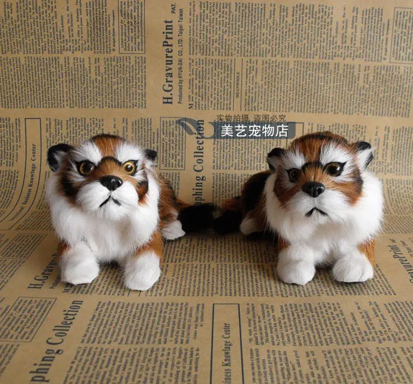 A pair of simulation tiger polyethylene&furs tiger model funny gift about 17cmx10cmx9cm
A pair of simulation tiger polyethylene&furs tiger model funny gift about 17cmx10cmx9cm