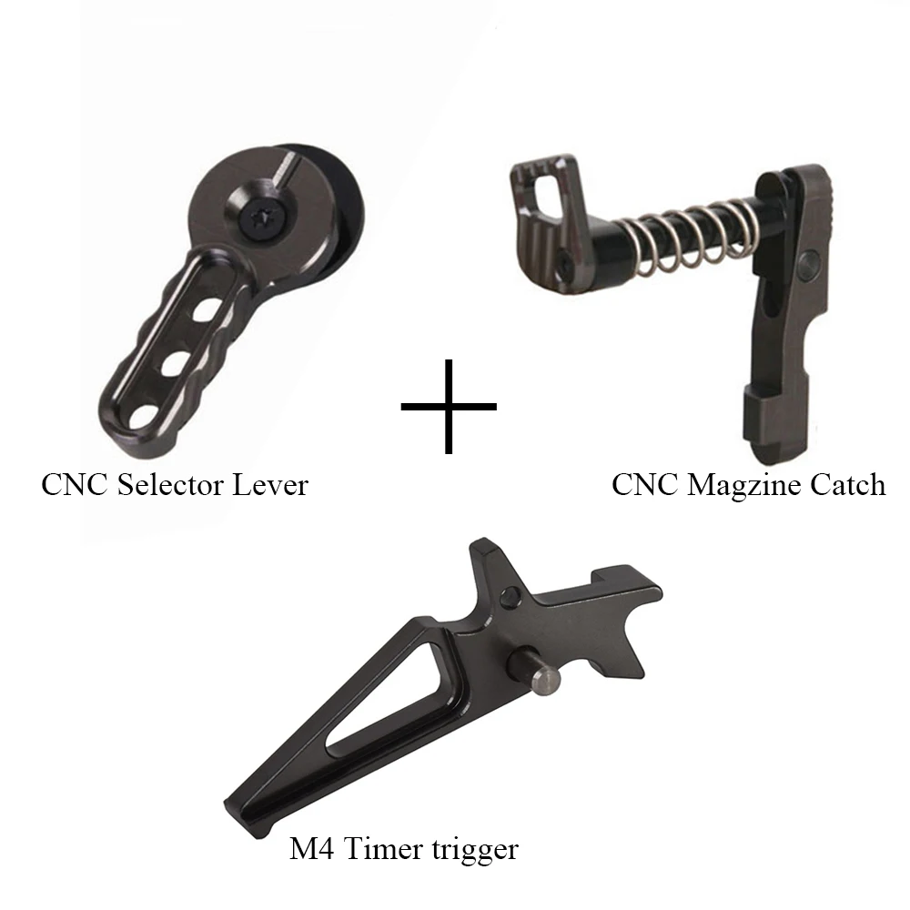 EMERSONGEAR-CNC-Airsoft-Machined-Selector-Lever-Magazine-Release-Catch-for-M4-M16-Series-Black-Magzine-Catch (2)