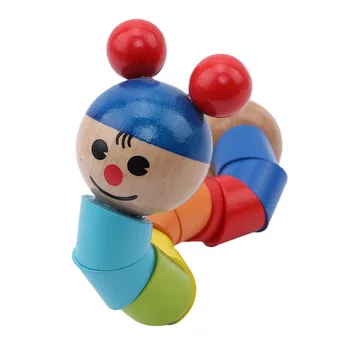 Funny Colorful Wooden Caterpillar Children's Educational Changeable Twist Toys Anti-Stress Practical Jokes Surprise Gift
Funny Colorful Wooden Caterpillar Children's Educational Changeable Twist Toys Anti-Stress Practical Jokes Surprise Gift